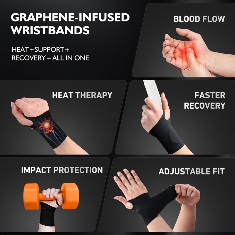 DR.SPRING Adjustable Wrist Brace & Wrist Protector for Carpal Tunnel, Arthritis & Tendonitis & Wrist Pain Relief, Breathable Moisture-Wicking Fabric with Durable hook-and-loop straps - Image 5